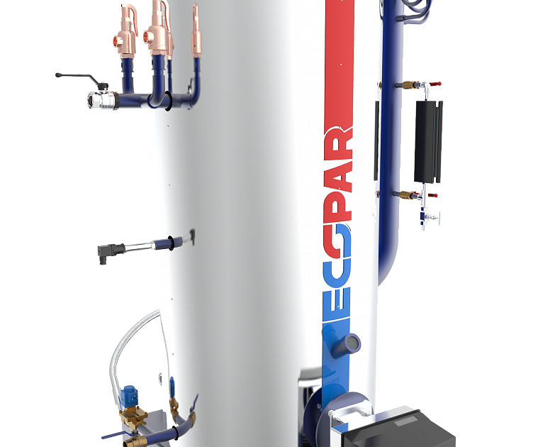 Вертикальный паровой котел ECO-PAR 100 - 2000 кг/ч
